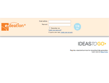 Tablet Screenshot of e-deation.ideastogo.com